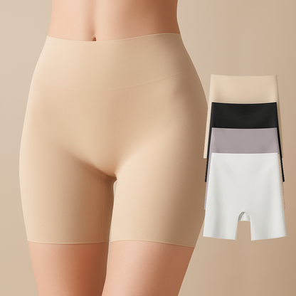 Women High-Waist Ice Silk Underwear with Tummy-Control & Hip-Lifting