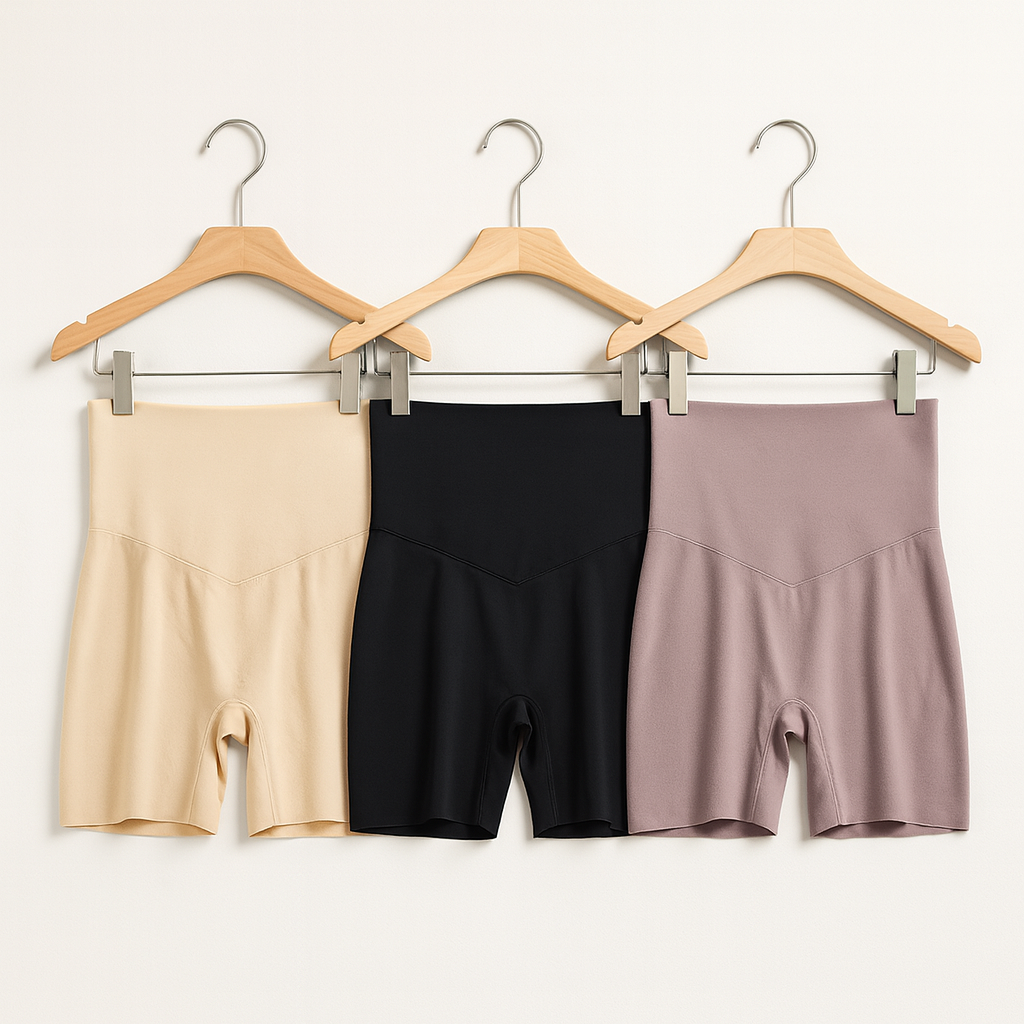 Women High-Waist Ice Silk Underwear with Tummy-Control & Hip-Lifting