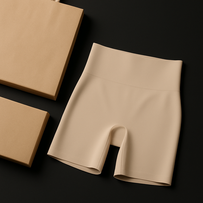 Women High-Waist Ice Silk Underwear with Tummy-Control & Hip-Lifting